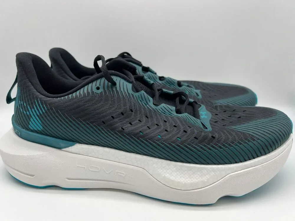 Under Armour HOVR Infinite Pro Black Hydro Teal 3027190 002 Men's 13